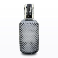 Platinum Grey Dimpled Flask Fragrance Lamp