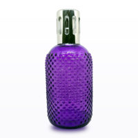 Royal Purple Dimpled Flask Fragrance Lamp
