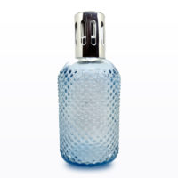 Sapphire Blue Dimpled Flask Fragrance Lamp